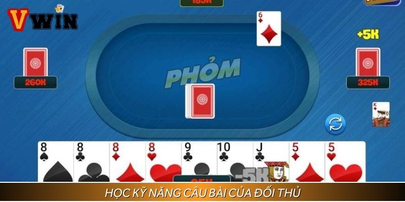 Câu bài của đối thủ tạo phỏm nhanh chóng