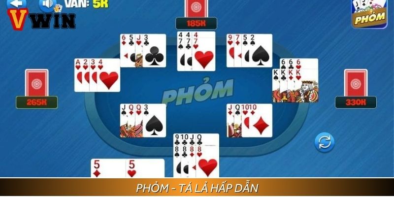 Phỏm lối chơi đối kháng siêu cuốn
