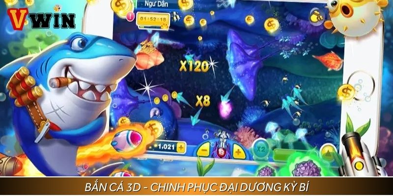 Game bắn cá còn mang đến một không gian xanh chín dưới đại dương